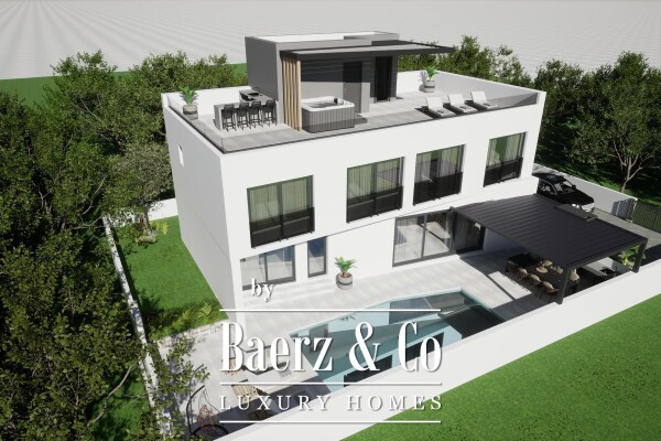 photo 11 Rovanjska, modern villa under construction with sea view