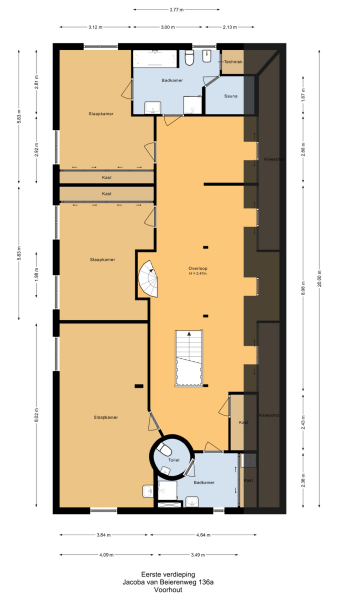 Floor Plan 2 - Jacoba van Beierenweg 136 a