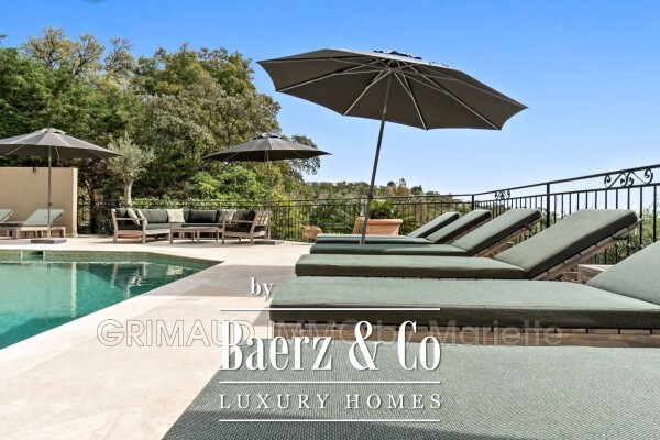 photo 6 villa on large plot with open view and sea view, completely