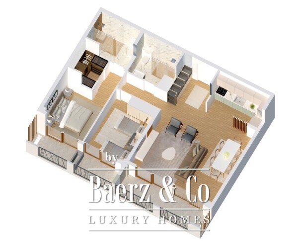 photo 13 Seaview Two Bedroom Apartment with Two Bathrooms in New Building