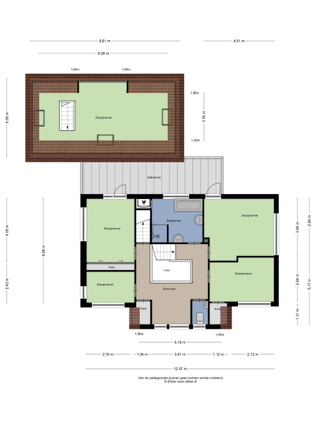 Floor Plan 2 - Kruisstraat 4