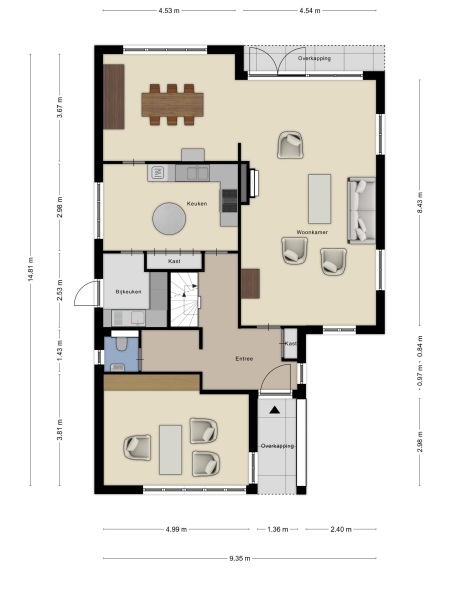 Floor Plan 1 - Noordzijde Zoom 73 a