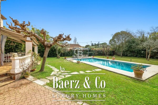 photo 2 MOUGINS: CLOSE TO INTERNATIONAL SCHOOLS - PROVENCAL VILLA 5 BEDROOMS WITH POOL AND MAGNIFICENT LANDSCAPED LAND