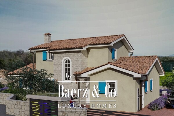 photo 11 Krk, Lindrići, beautiful Mediterranean villa with pool and sea view