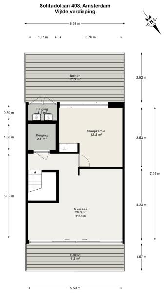 Floor Plan 6 - Solitudolaan 408