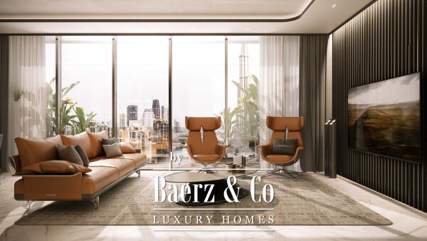 photo 4 Architectural Elegance – 4BR Residence at Da Vinci Tower by Pagani | Canal-Facing Luxury