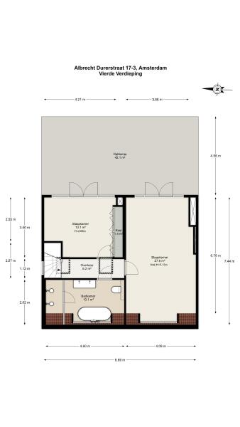 Floor Plan 3 - Albrecht Dürerstraat 17 3