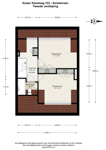 Floor Plan 7 - Keizer Karelweg 333