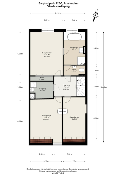 Floor Plan 2 - Sarphatipark 112 3