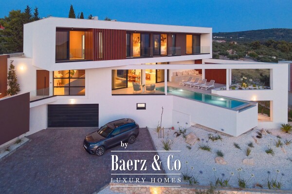 photo 1 Primošten, NEWLY BUILT, unique villa with a pool