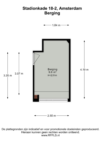 Floor Plan 2 - Stadionkade 18 2