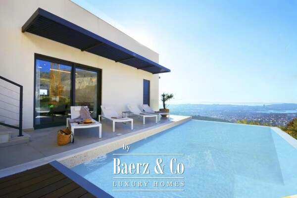 photo 10 Klis above Split a villa with swimming pool, garage and summer kitchen with sea view