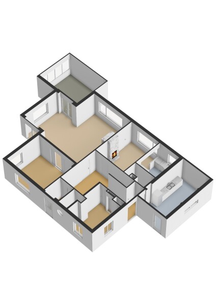 Floor Plan 2 - Beethovenweg 50
