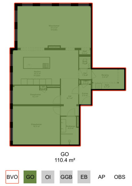 Floor Plan 3 - Minervaplein 36 5