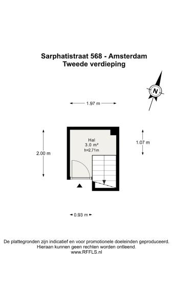 Floor Plan 1 - Sarphatistraat 568