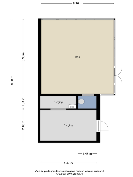 Floor Plan 7 - Doorntjes 38