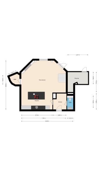 Floor Plan 2 - Kennemersingel 14 C