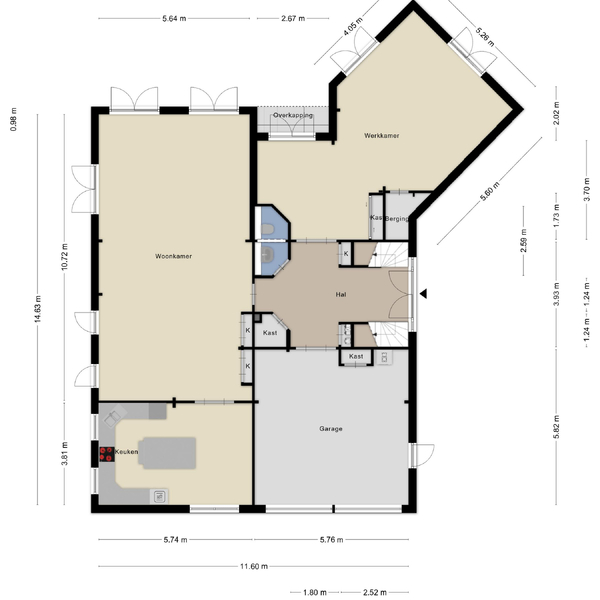 Floor Plan 1 - Gortersweg 2 A