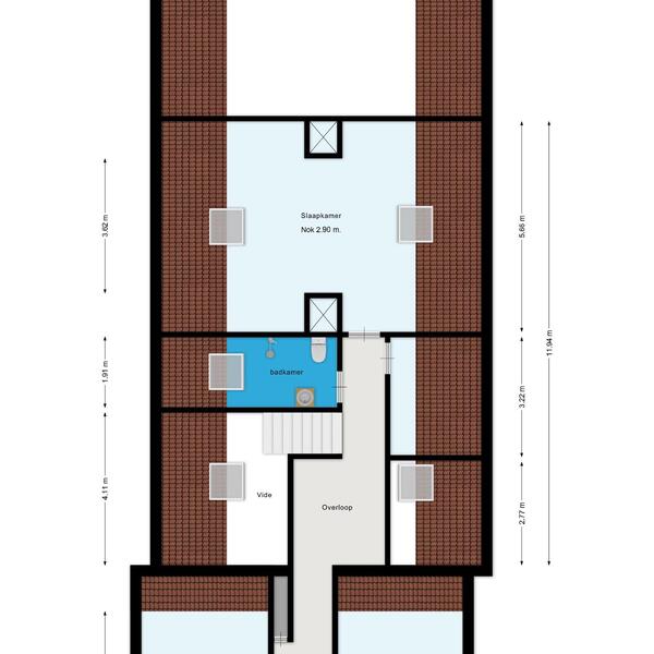Floor Plan 2 - Botsholsedwarsweg 3