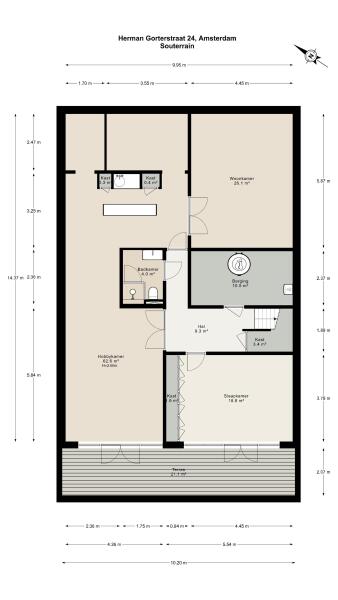 Floor Plan 5 - Herman Gorterstraat 24