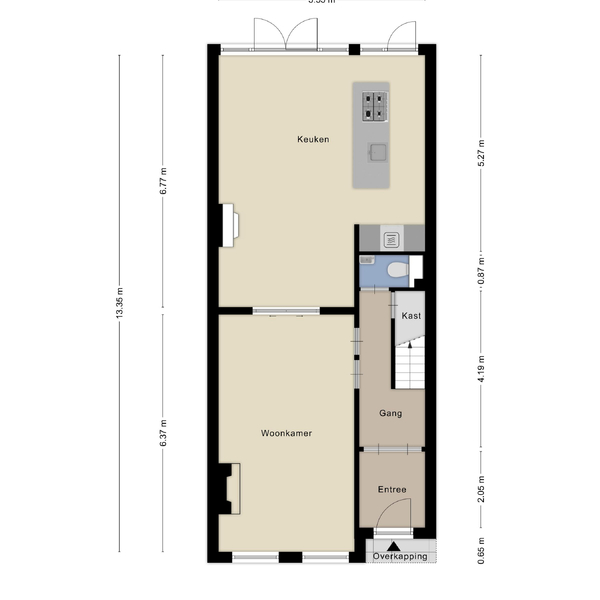 Floor Plan 2 - Rijn en Schiekade 47