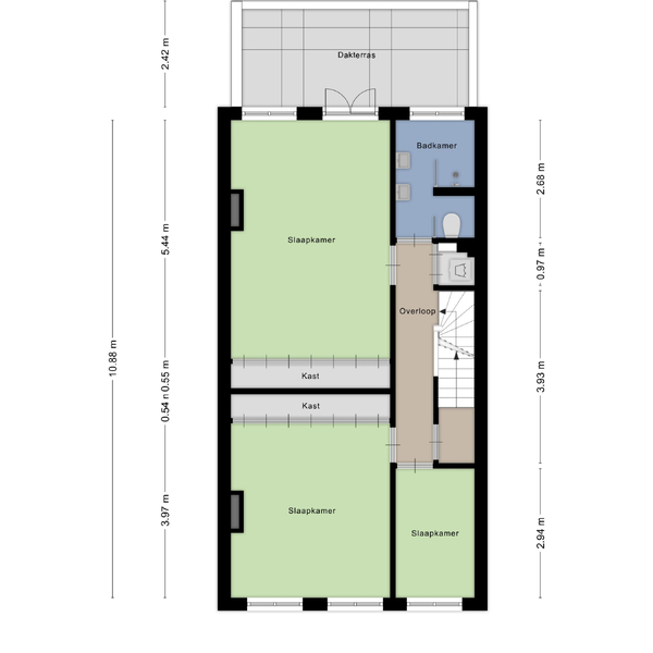 Floor Plan 3 - Rijn en Schiekade 47