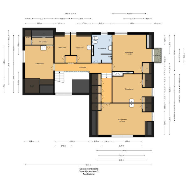 Floor Plan 2 - Van Alphenlaan 3