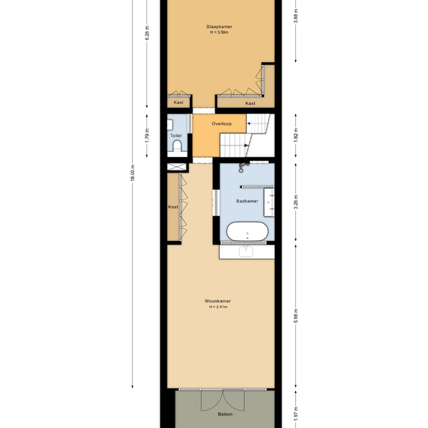 Floor Plan 3 - Nieuwe Manegeplein 8