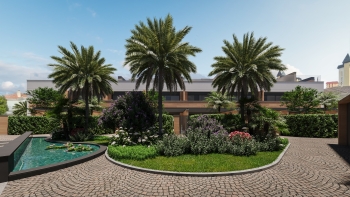 Grand Residence with Private Garden and Rooftop Pool
