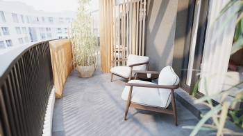 Premium penthouse with large terrace and open city views