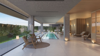 Penthouse with expansive terrace and open sea views