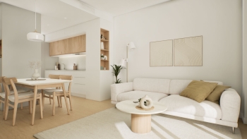 Compact penthouse with efficient layout and private terrace