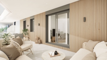 Compact penthouse with efficient layout and private terrace
