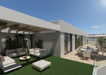 Premium penthouse with expansive terrace and open living layout
